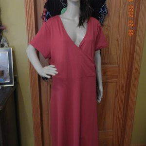 Career Classic Church/Date Faux Wrap Dress sz 1X (wd12)